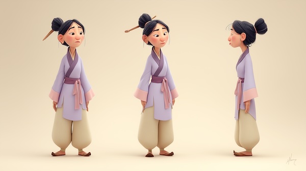 Стилизованный персонаж Pixar